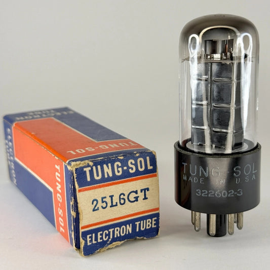 (1) Tested 1956 Tung-Sol 25L6GT Tube with Box Code 602-3 Tung Sol 25L6 GT Tube