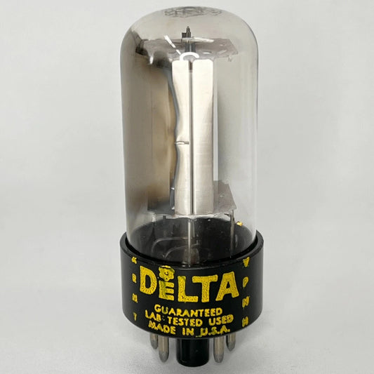 (1) Tested Delta 6AX4GTB Tube Date Code Army VPNH Delta 6AX4 GTB Rectifier Tube