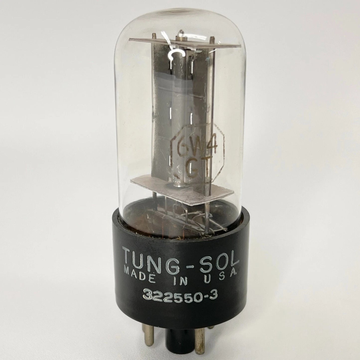 (1) Tested Strong 1955 Tung-Sol 6W4GT Tube Code 550-3 Tung Sol 6W4 GT Rectifier