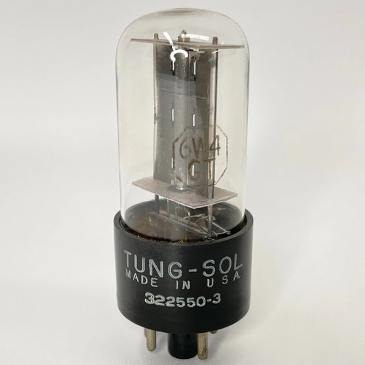 (1) Tested Strong 1955 Tung-Sol 6W4GT Tube Code 550-3 Tung Sol 6W4 GT Rectifier