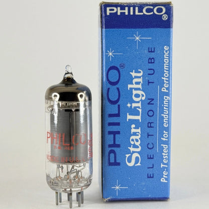(1) Tested Philco 6DT6 Tube and Box Date Code 67-18 Pentode Vacuum Tube (b)