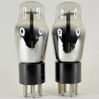 Tested Matched Pair Balanced 1956 Sylvania 25Z5 Tubes Boxes Codes 6-39 Rectifier