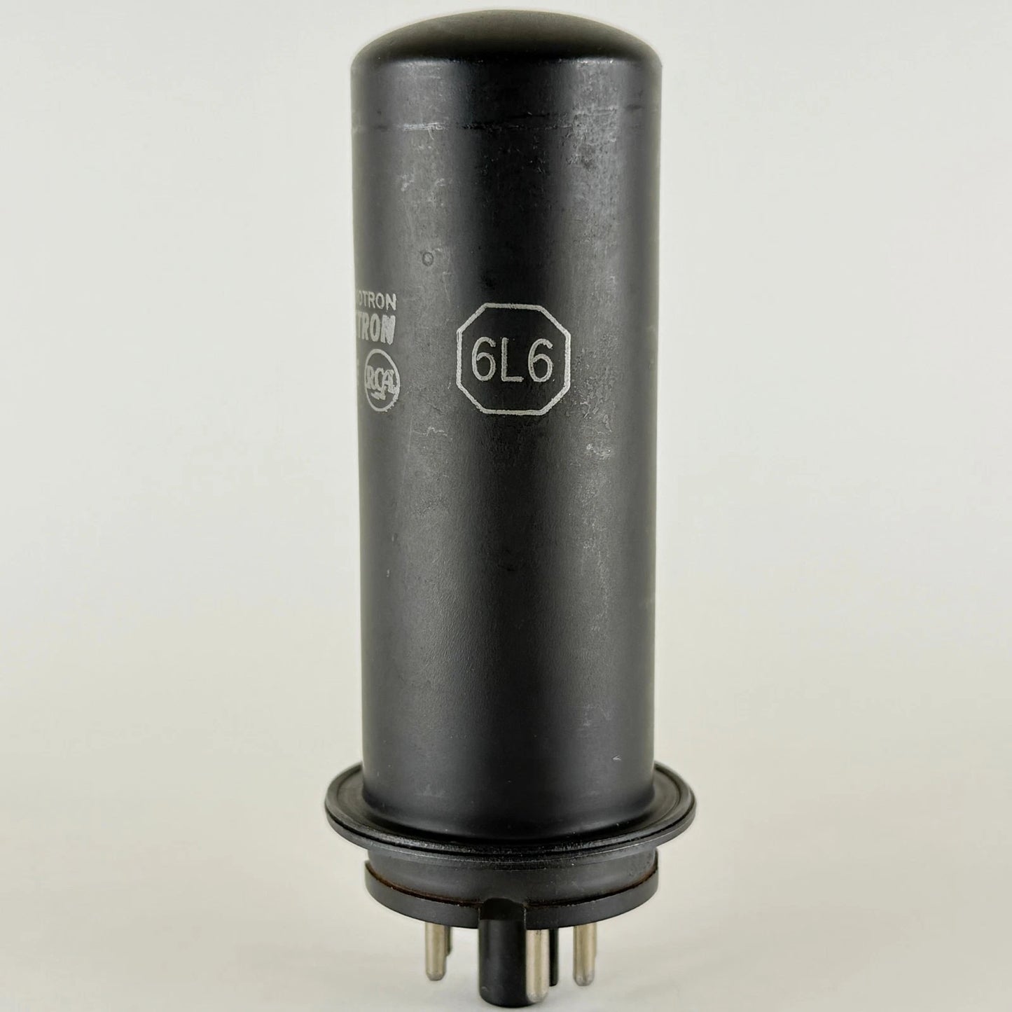 (1) Tested RCA 6L6 Tube Date Code 5-30 6L6 Beam Power Black Metal Tube