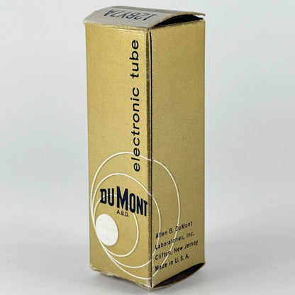 (1) Tested Dumont 12BY7A Tube with Box Code 61-22 Round Halo Getter 12BY7 A Tube