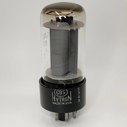 (1) Tested CBS Hytron 6AV5GT Tube Date Code 5343 CBS 6AV5 GT Beam Power Tube
