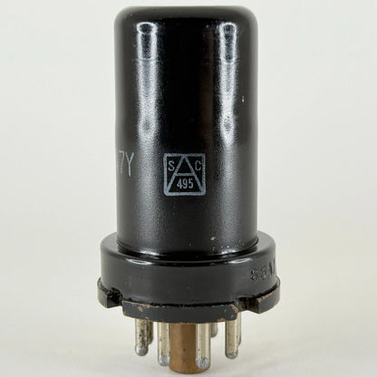 (1) Tested 1952 GE JAN CG 6SA7 Tube Code 2-04 JAN-CG-6SA7Y Pentagrid Converter