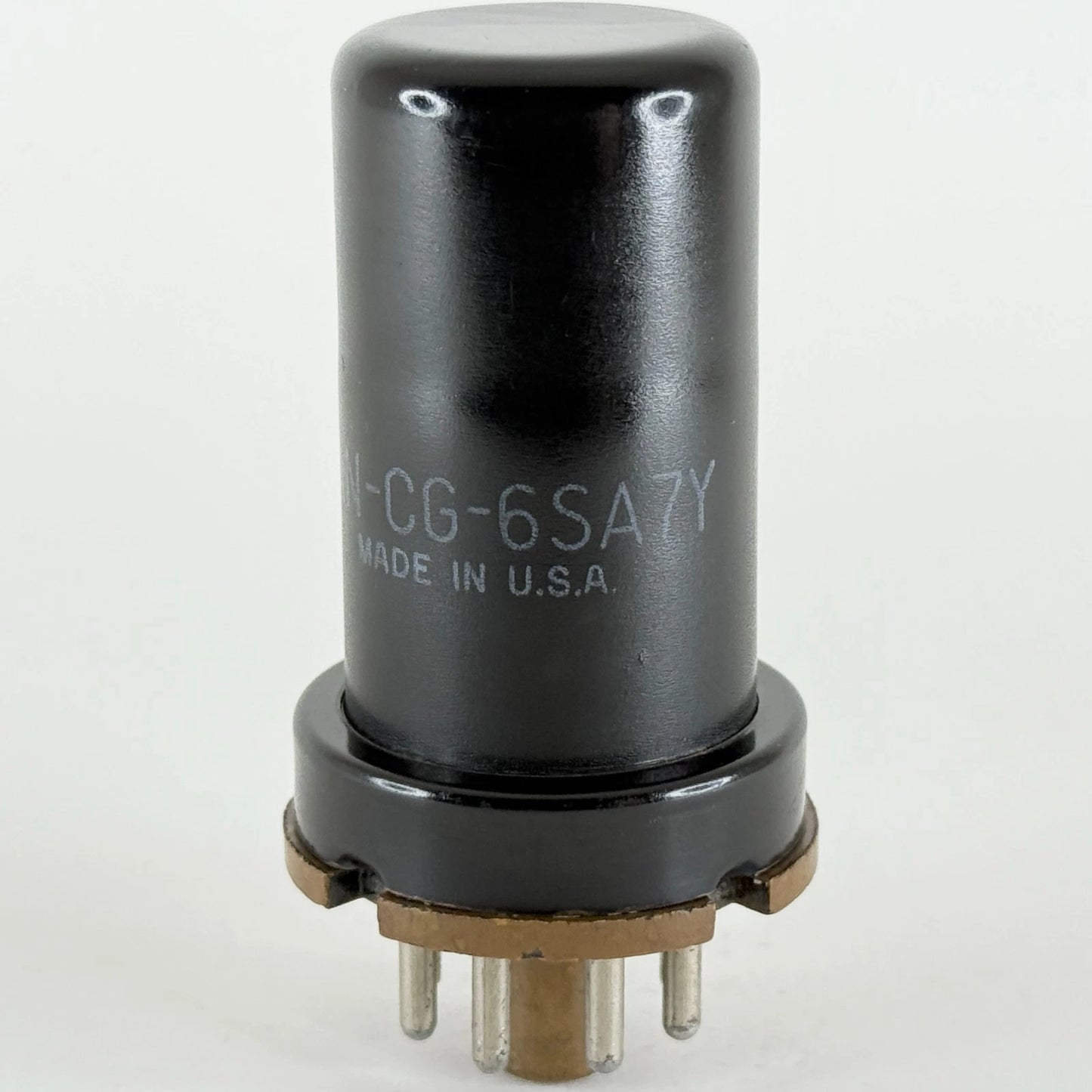 (1) Tested GE JAN CG 6SA7 Tube Date Code 2-13 JAN-CG-6SA7Y Pentagrid Converter