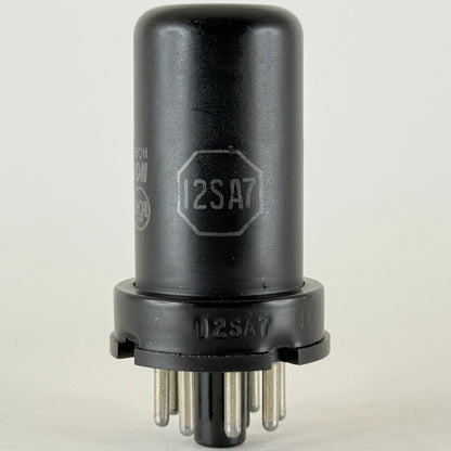 (1) Tested Very Strong RCA 12SA7 Tube Date Code JBR Converter Tube