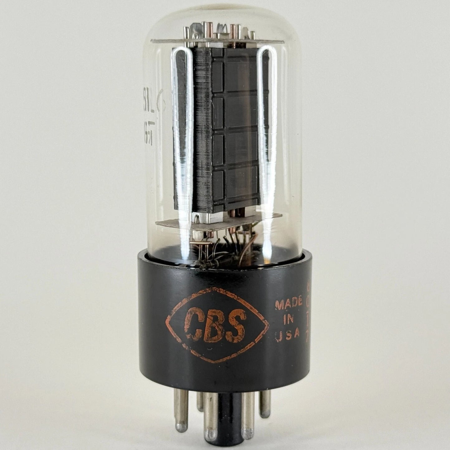 (1) Tested Very Strong CBS 25L6GT Tube Date Code 60-17 25L6 GT Beam Power Tube
