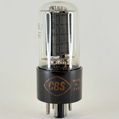 (1) Tested Very Strong CBS 25L6GT Tube Date Code 60-17 25L6 GT Beam Power Tube