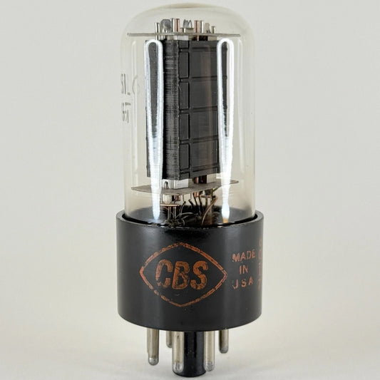 (1) Tested Very Strong CBS 25L6GT Tube Date Code 60-17 25L6 GT Beam Power Tube