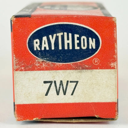 (1) Tested Raytheon 7W7 Tube with Box Date Code 52 Loktal Tube Loctal Tube