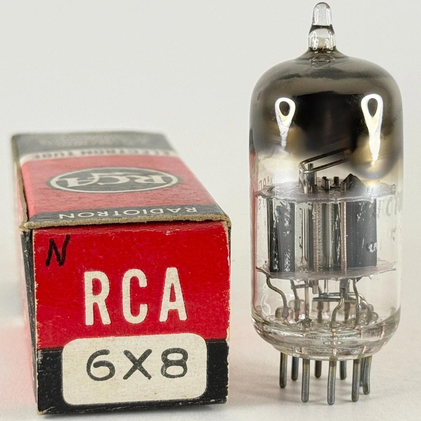 (1) Tested RCA 6X8 Tube with Box Date Code 4-52 Triode Pentode Converter Tube