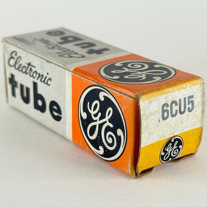 (1) Tested Very Strong GE 6CU5 with Box Date Code FJ Gray Plate Power Pentode