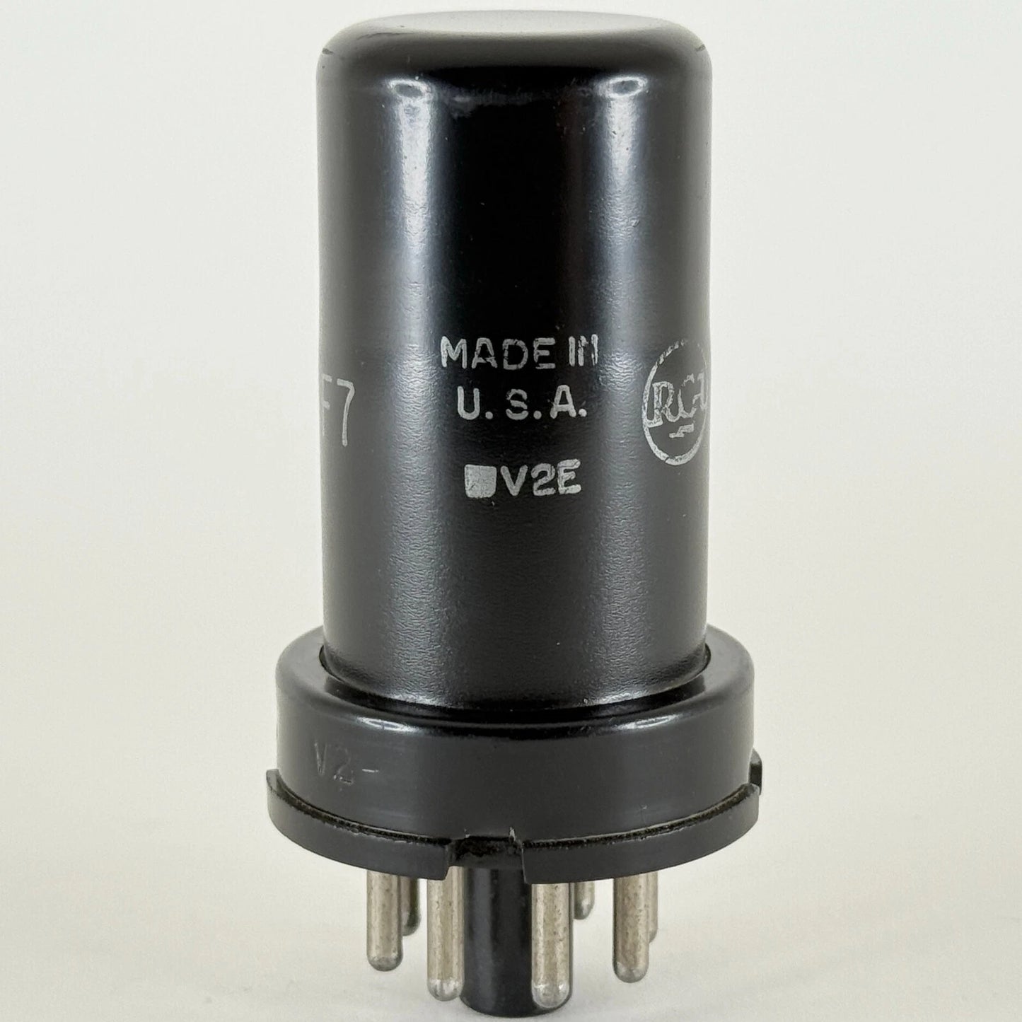(1) Tested RCA JAN CRC 6SF7 Tube Date Code V2E RCA Mil Spec Diode Pentode Tube