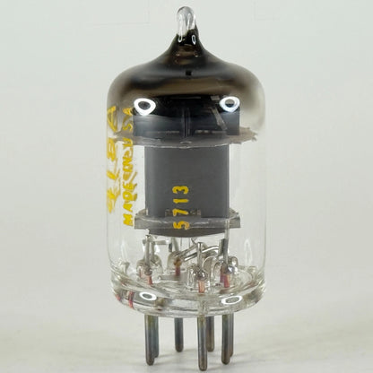 (1) Tested 1957 Western Electric 415A Tube Black Plate Square Getter Code 5713