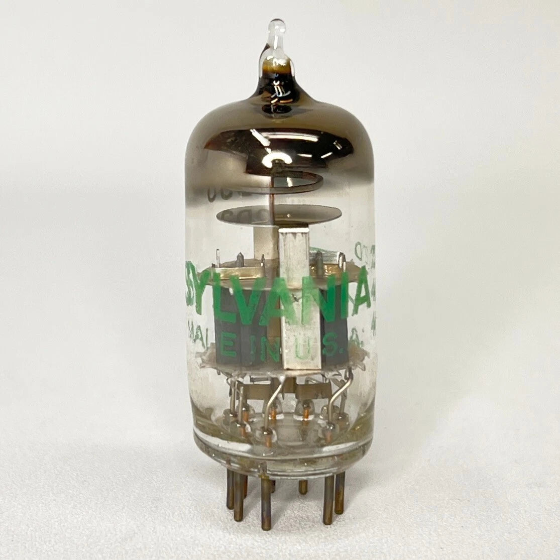 (1) Tested Strong Sylvania 6DJ8 Tube Date Code 244 EDD Vintage Twin Triode Tube