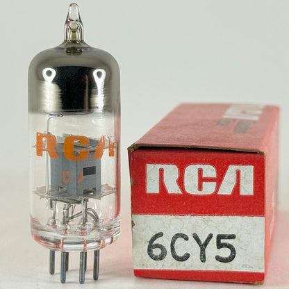 (1) Tested RCA 6CY5 Tube with Box Date Code DJ Sharp Cutoff Tetrode Vacuum Tube
