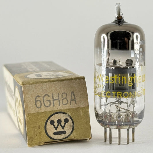 (1) Tested Westinghouse 6GH8A Tube with Box Date Code 70-22 Triode Pentode
