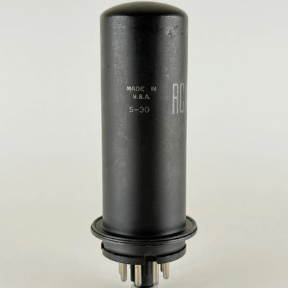 (1) Tested RCA 6L6 Tube Date Code 5-30 6L6 Beam Power Black Metal Tube