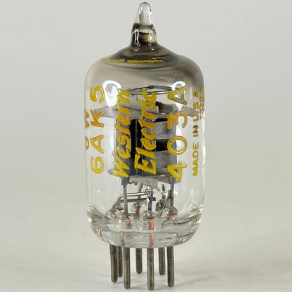 (1) Tested 1950 Western Electric JW 6AK5 403A Tube Code 026 Square Halo Getter