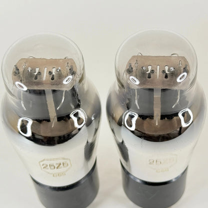 Tested Matched Pair Balanced 1956 Sylvania 25Z5 Tubes Boxes Codes 6-39 Rectifier