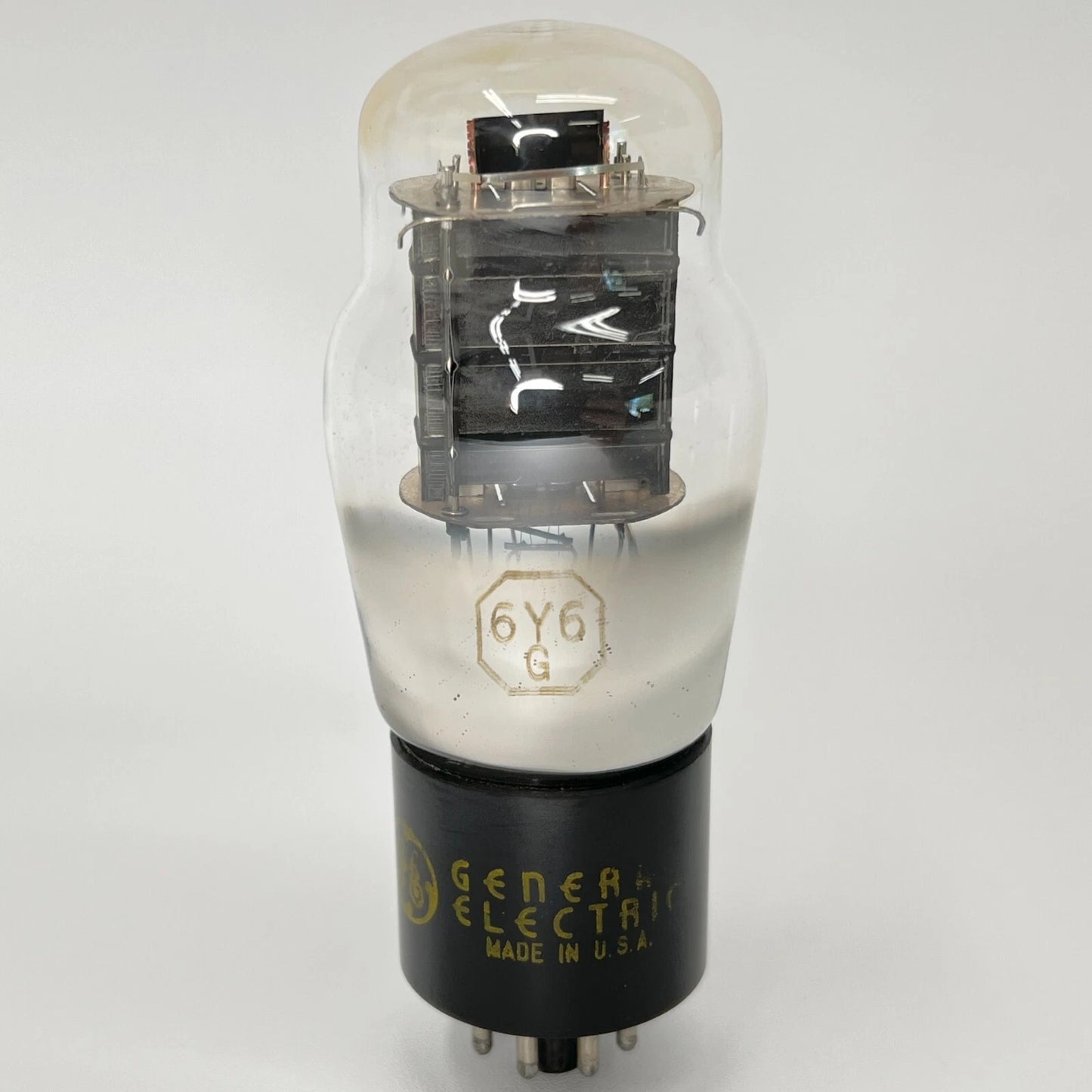 (1) Tested GE 6Y6G Tube Date Code 43-J9 General Electric 6Y6 G Beam Power Tube