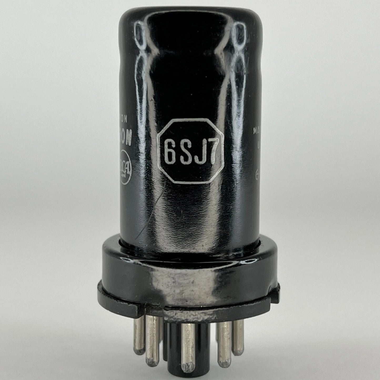 (1) Tested RCA 6SJ7 Tube with Box Date Code 6-30 RCA 6SJ7 Sharp Cutoff Pentode