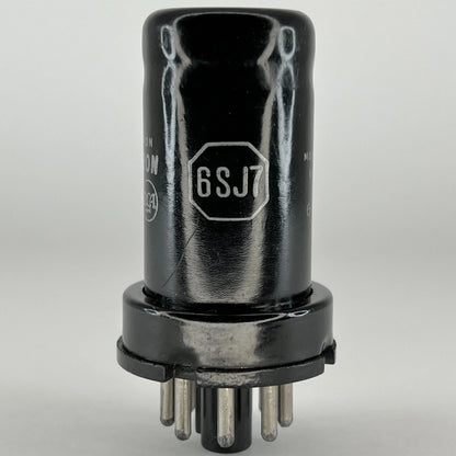 (1) Tested RCA 6SJ7 Tube with Box Date Code 6-30 RCA 6SJ7 Sharp Cutoff Pentode
