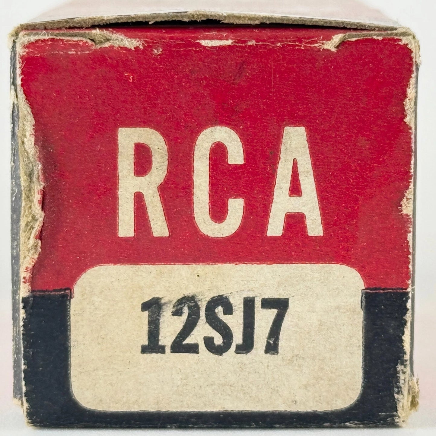 (1) Tested RCA 12SJ7 Tube with Box Date Code 426 RCA Sharp Pentode Vacuum Tube