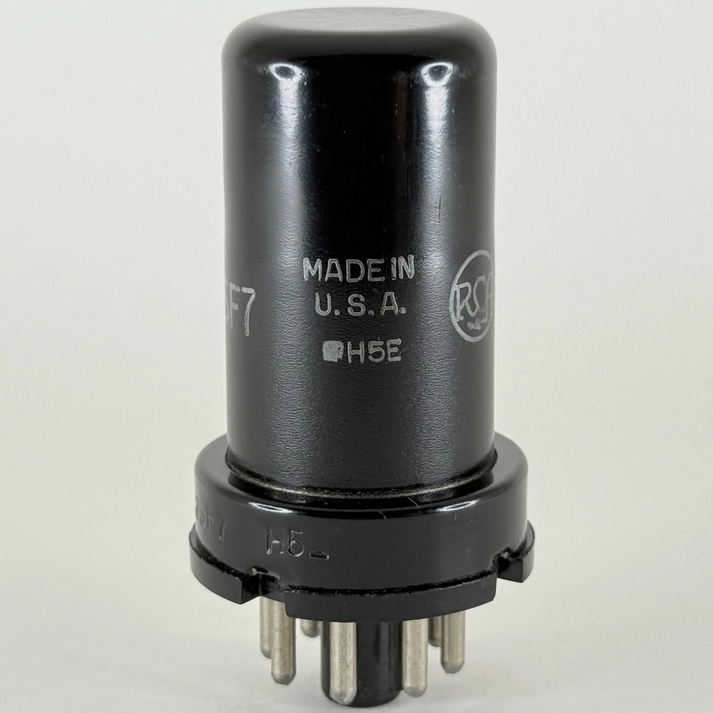 (1) Tested RCA JAN CRC 12SF7 Tube Date Code H5E Mil Spec 12SF7 Cutoff Pentode