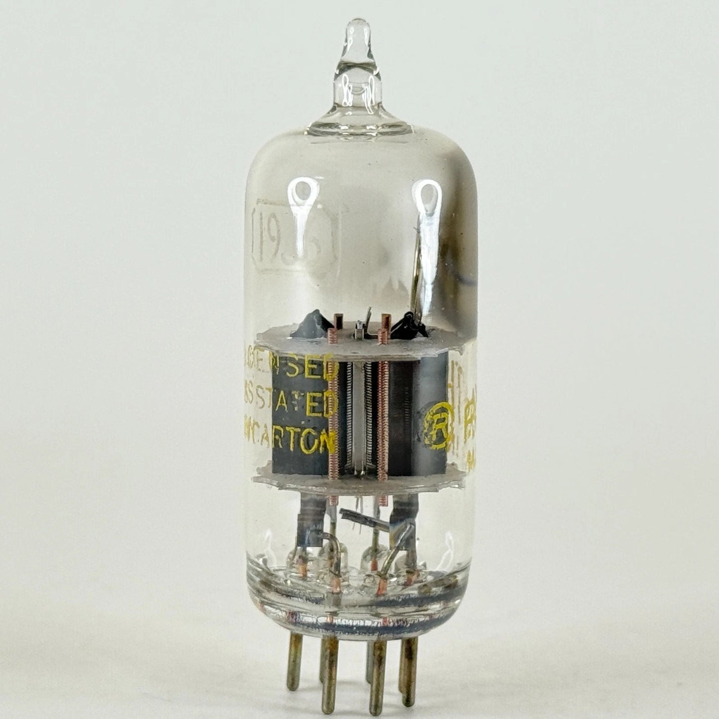 (1) Tested Raytheon 19J6 Tube with Box Date Code 309 Medium Mu Twin Triode Tube