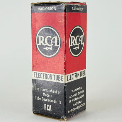 (1) Tested RCA 12SJ7 Tube with Box Date Code 426 RCA Sharp Pentode Vacuum Tube