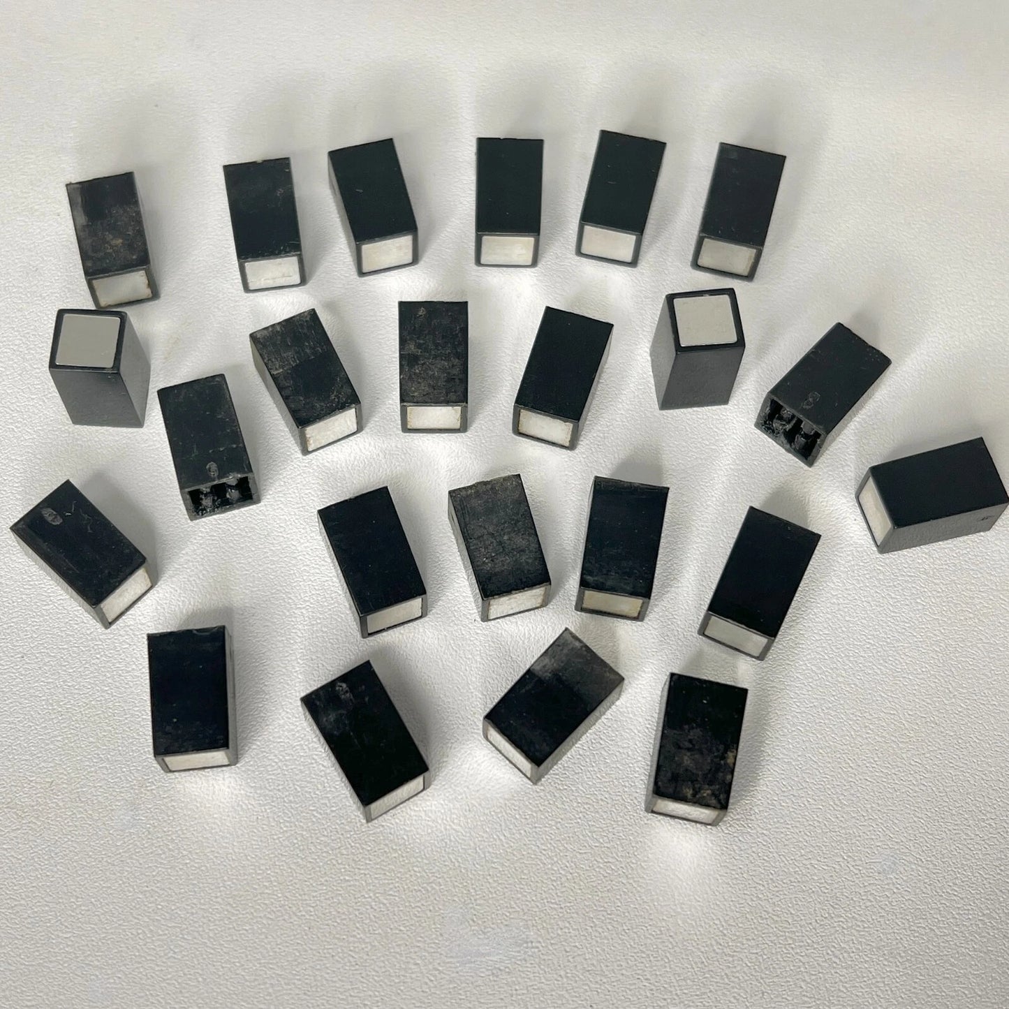 Lot of (23) Vintage Regency Monitoradio Scanner Silver and Black Pushbuttons