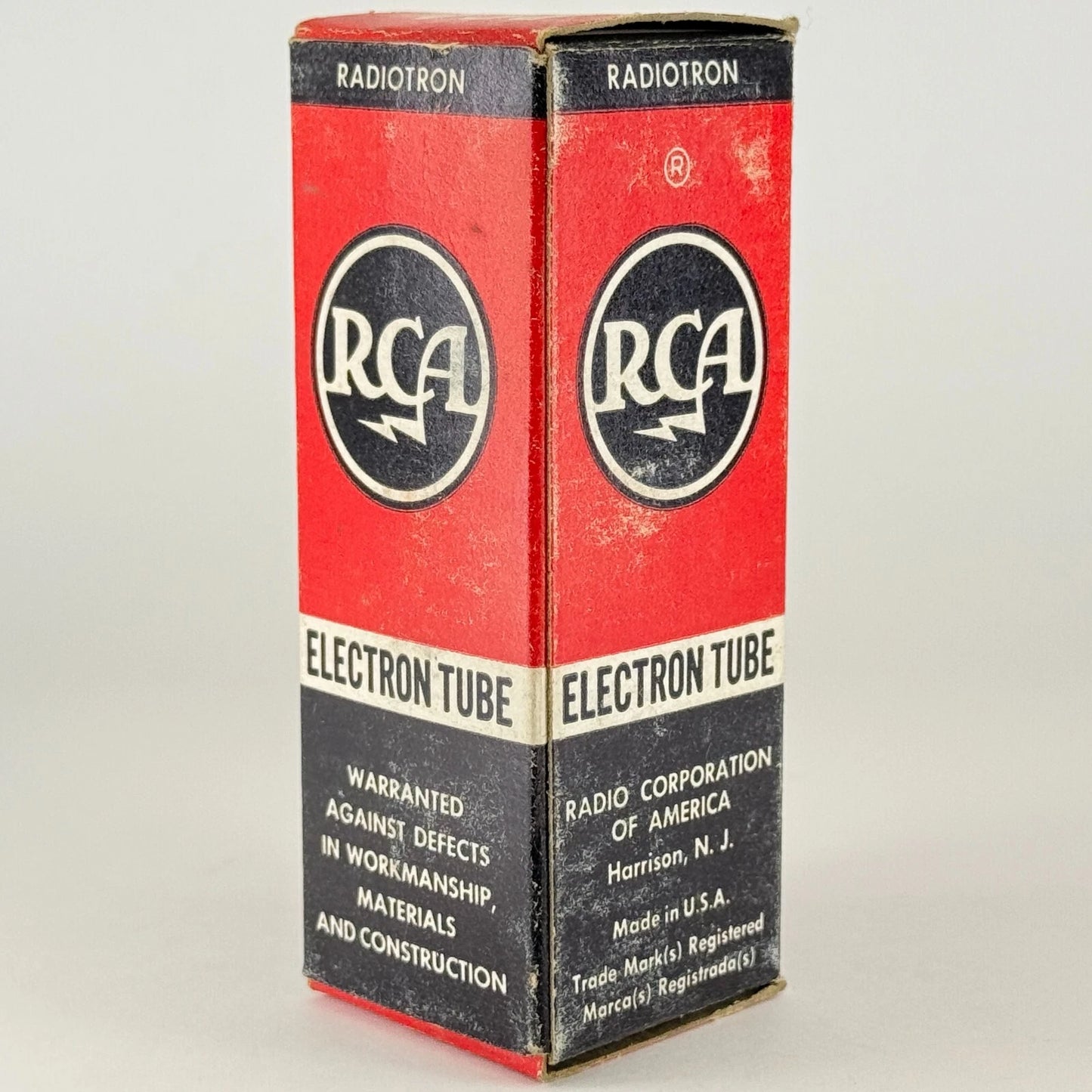 (1) Tested RCA 6SJ7 Tube with Box Date Code 6-30 RCA 6SJ7 Sharp Cutoff Pentode