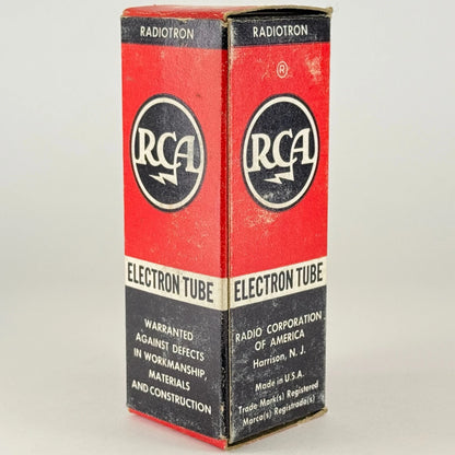 (1) Tested RCA 6SJ7 Tube with Box Date Code 6-30 RCA 6SJ7 Sharp Cutoff Pentode