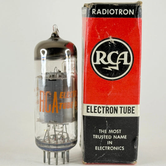 (1) Tested RCA 6AW8A Tube with Box Date Code BH 6AW8 A Triode Pentode (b)