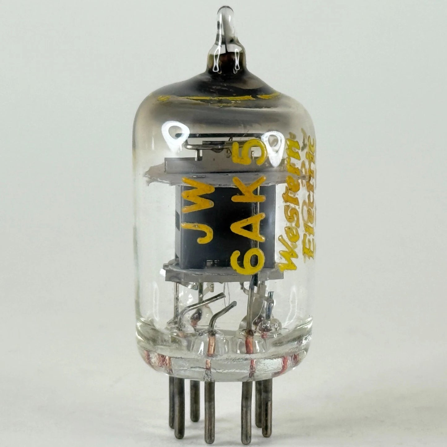 (1) Tested 1950 Western Electric JW 6AK5 403A Tube Code 026 Square Halo Getter