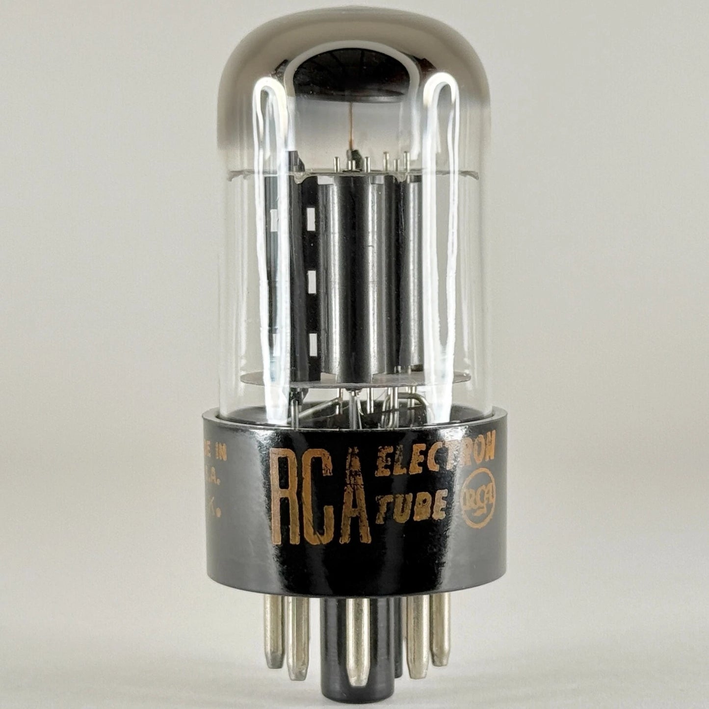 (1) Tested Balanced RCA 6SL7GT Tube Thin Base Black Plates Date Code NK 6SL7 GT