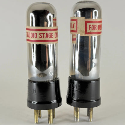 Tested Matched Pair of RCA Radiotron UX-120 Tubes Type 20 UX 120 Tubes UX120 (g)