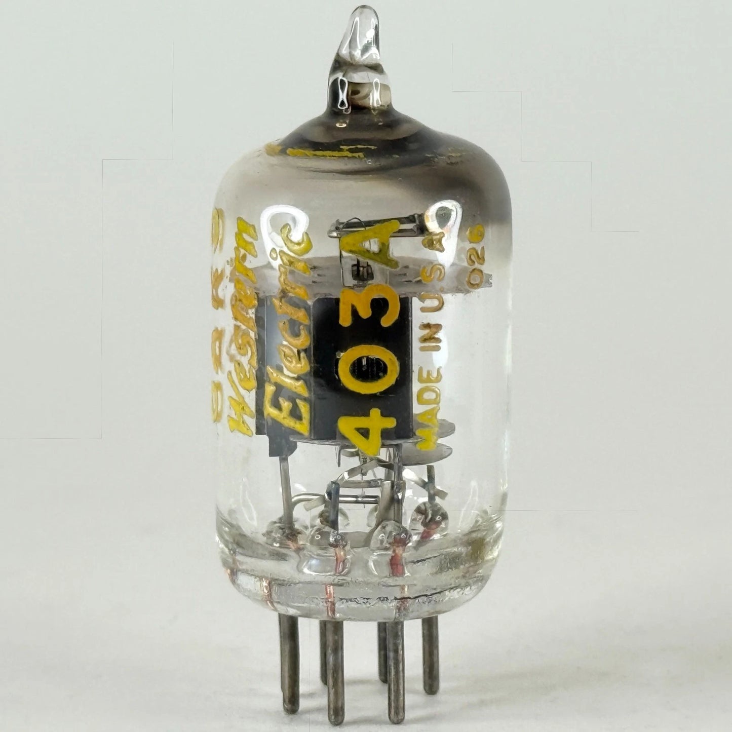 (1) Tested 1950 Western Electric JW 6AK5 403A Tube Code 026 Square Halo Getter