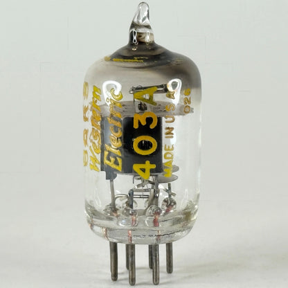 (1) Tested 1950 Western Electric JW 6AK5 403A Tube Code 026 Square Halo Getter