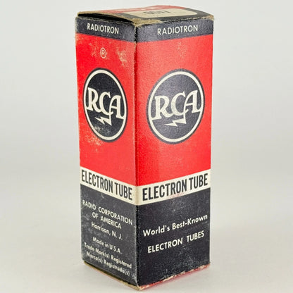 (1) Tested RCA 6SJ7 Tube with Box Date Code 6-30 RCA 6SJ7 Sharp Cutoff Pentode