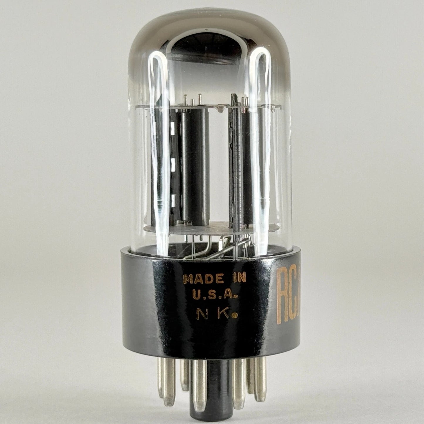 (1) Tested Balanced RCA 6SL7GT Tube Thin Base Black Plates Date Code NK 6SL7 GT