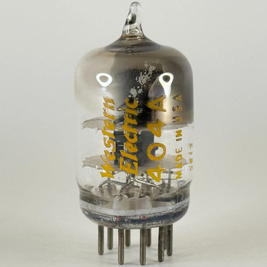 (1) Tested 1958 Western Electric 404A Tube Black Plates Square Getter Code 5813