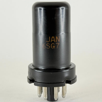 (1) Tested 1975 JAN RCA 6SG7 Tube with Box Date Code 75-26 RCA 6SG7 Pentode Tube