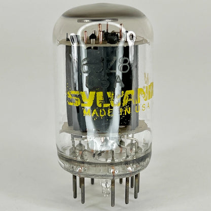 (1) Tested Sylvania 6JZ8 Tube with Box Date Code hl AAO Medium Mu Triode Pentode