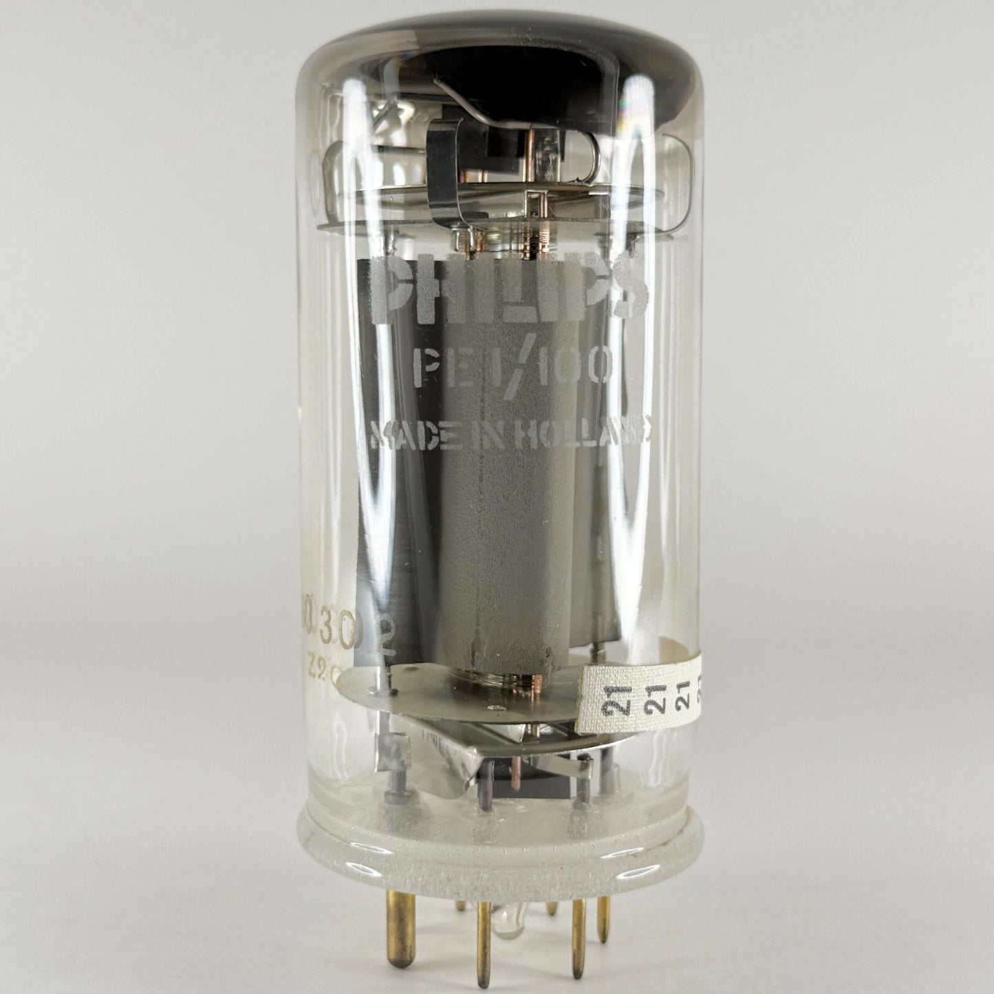 (1) Philips PE1/100 Tube Made in Holland Pentode Vacuum Tube