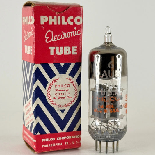 (1) Tested Philco 6AU8A Tube with Box Date Code 6504 Triode Pentode