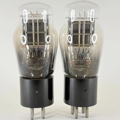 Tested Matched Pair Wards Super Airline 12A Tubes Engraved Bases Codes R and I